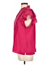 CeCe Pink Short Sleeve Blouse Size L - photo 5