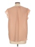 Maison d' Amelie Tan Short Sleeve Blouse Size L - photo 2