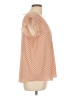 Maison d' Amelie Tan Short Sleeve Blouse Size L - photo 4