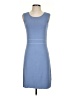 Due Per Due Solid Blue Casual Dress Size S - photo 1