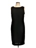 Studio 1 Solid Black Cocktail Dress Size 10 - photo 1