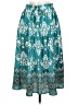 Assorted Brands Print Teal Casual Skirt Size M - photo 1