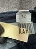 David Kahn Chevron-herringbone Blue Jeans Size 30 waist - photo 7