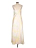 Something New 100% Polyester Paisley Yellow Casual Dress Size L - photo 2