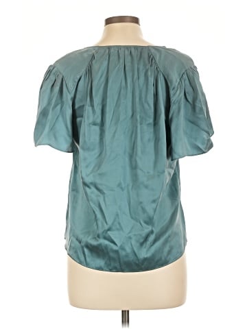 Rebecca Taylor Short Sleeve Silk Top (view 2)