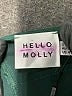 Hello Molly 100% Polyester Solid Green Casual Dress Size 4 - photo 7