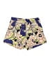 H&M Floral Purple Shorts Size 4 - photo 1