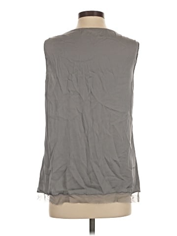 Elie Tahari Sleeveless Silk Top (view 2)
