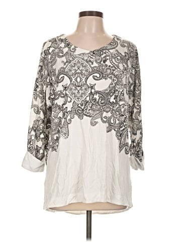 Zenergy by Chico's 3/4 Sleeve Blouse (view 1)