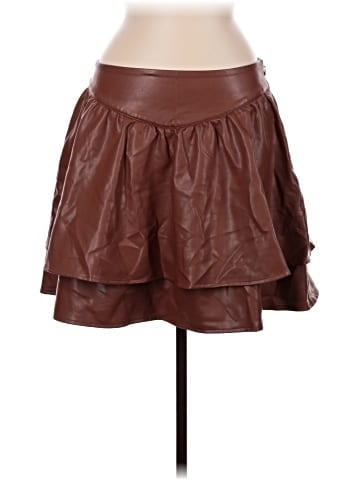 Express Faux Leather Skirt (view 1)