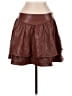 Express Brown Faux Leather Skirt Size M - photo 1