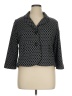 New Directions Polka Dots Gray Blazer Size XL - photo 1