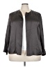 Eileen Fisher 100% Silk Gray Silk Blazer Size 3X - photo 1