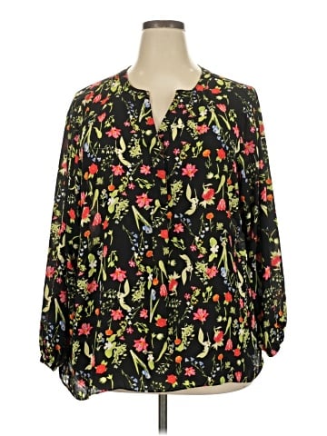 T Tahari Long Sleeve Blouse (view 1)