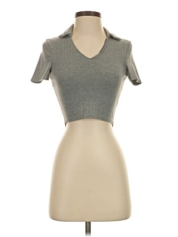 Zaful Short Sleeve Turtleneck (view 1)