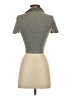 Zaful Gray Short Sleeve Turtleneck Size S - photo 2