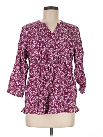 L.L.Bean 3/4 Sleeve Blouse (view 1)