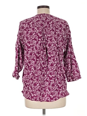 L.L.Bean 3/4 Sleeve Blouse (view 2)