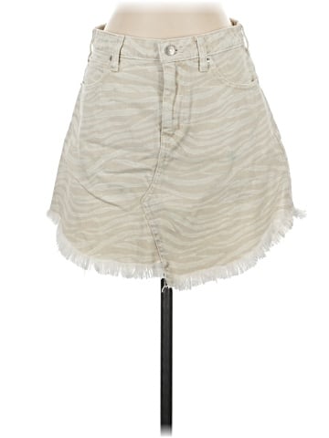 We the Free Denim Skirt (view 1)