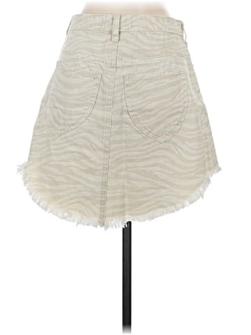 We the Free Denim Skirt (view 2)