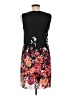 AGB Floral Black Cocktail Dress Size 6 - photo 2