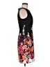 AGB Floral Black Cocktail Dress Size 6 - photo 4