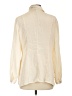 St. John Ivory Long Sleeve Silk Top Size 10 - photo 2