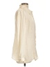 St. John Ivory Long Sleeve Silk Top Size 10 - photo 4
