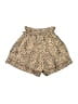 Tyche Animal Print Gold Shorts Size S - photo 2