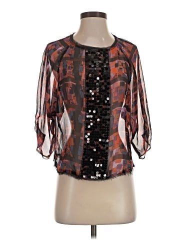 Simply Vera Vera Wang 3/4 Sleeve Blouse (view 1)