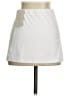 Musera Solid White Casual Skirt Size XS - photo 2