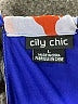 City Chic 100% Polyester Blue Cocktail Dress Size 20 Plus (L) - photo 7