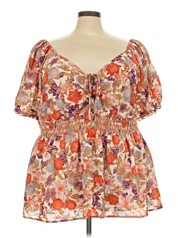 Torrid Short Sleeve Blouse (view 1)