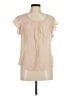 Mine Tan Short Sleeve Blouse Size M - photo 1