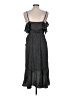 Express Polka Dots Black Casual Dress Size M - photo 2