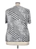 Only 9 Silver Short Sleeve Blouse Size 3X - photo 2