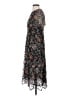 Zara Floral Black Cocktail Dress Size S - photo 5