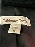 Coldwater Creek Black Trenchcoat Size 16 - photo 6