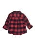 Hanna Andersson Plaid Red Long Sleeve Button-Down Shirt Size 70 cm / US 6-9 MO - photo 2