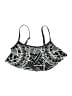 Apt. 9 Graphic Black Swimsuit Top Size L - photo 1
