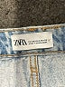 Zara Blue Denim Shorts Size 6 - photo 3