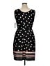 Studio One Polka Dots Black Casual Dress Size 14 - photo 2