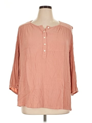 Purejill 3/4 Sleeve Blouse (view 1)