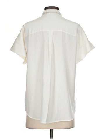 Lafayette 148 New York Short Sleeve Blouse (view 2)