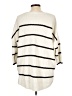 Express Stripes Ivory Pullover Sweater Size L - photo 2