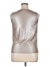 The Limited Metallic Silver Sleeveless Blouse Size L - photo 2