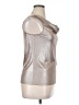 The Limited Metallic Silver Sleeveless Blouse Size L - photo 4