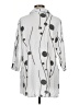 Assorted Brands Polka Dots Silver 3/4 Sleeve Blouse Size M - photo 2