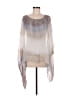 Saks Fifth Avenue Silver 3/4 Sleeve Blouse Size M - photo 1