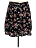 ModCloth Floral Black Casual Skirt Size 1X - photo 1